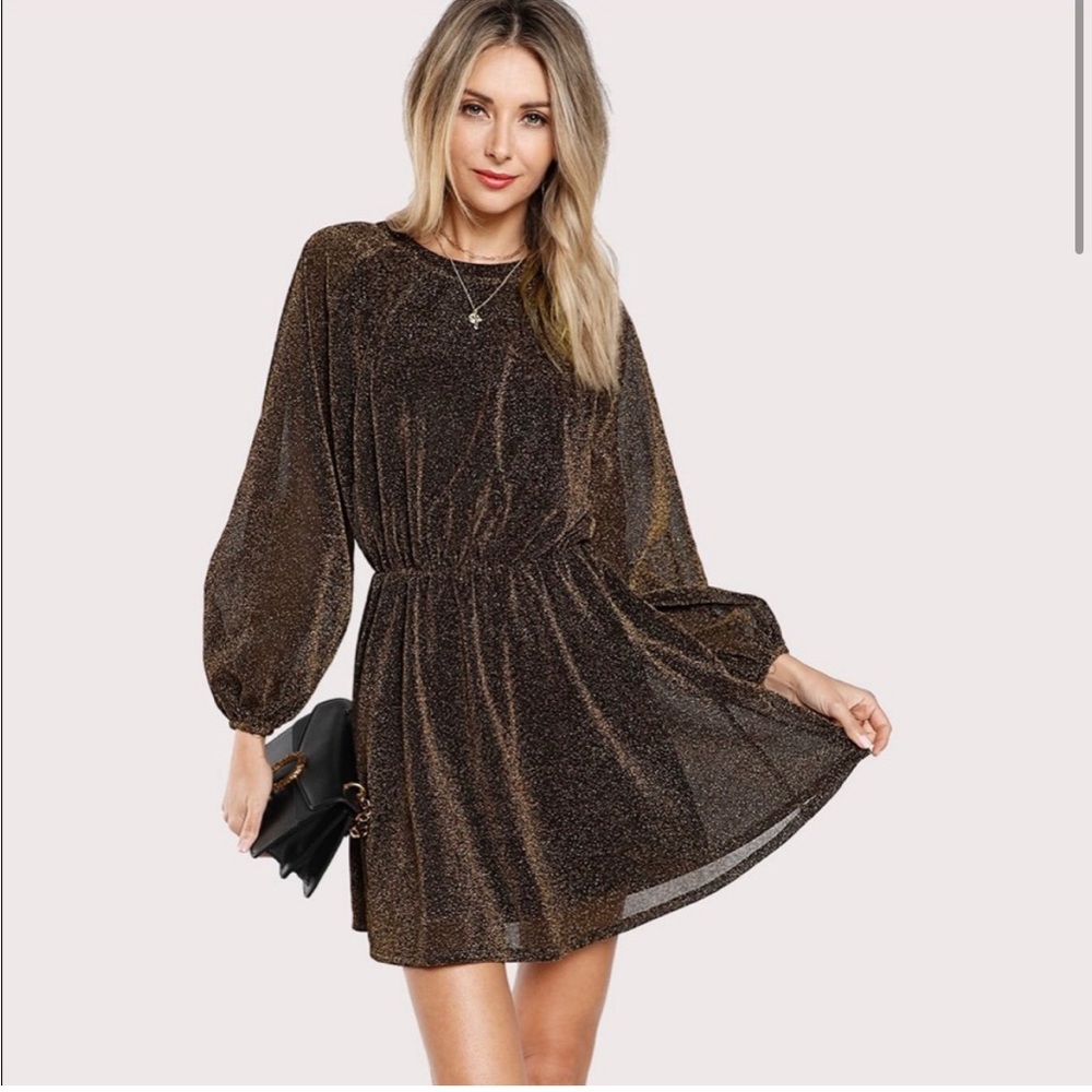 Sparkly brown dress (worn once)
